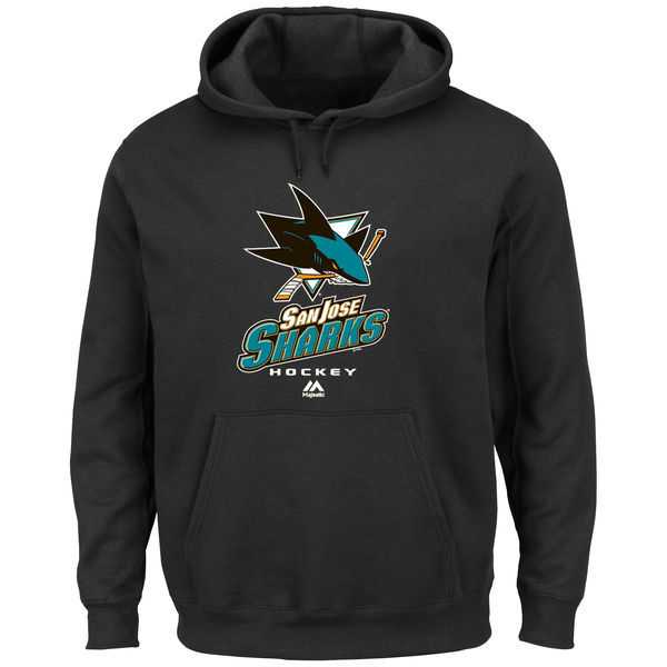 Men's San Jose Sharks Critical Victory VIII Pullover Hoodie - Black,We sell and wholesale Men's San Jose Sharks Critical Victory VIII Pullover Hoodie - Black on line form chian!